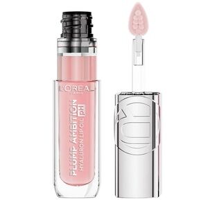 NEW•ROSE 020 L'Oreal Plump Ambition pH Hyaluron Lip Oil Color Shifting Lip Tint